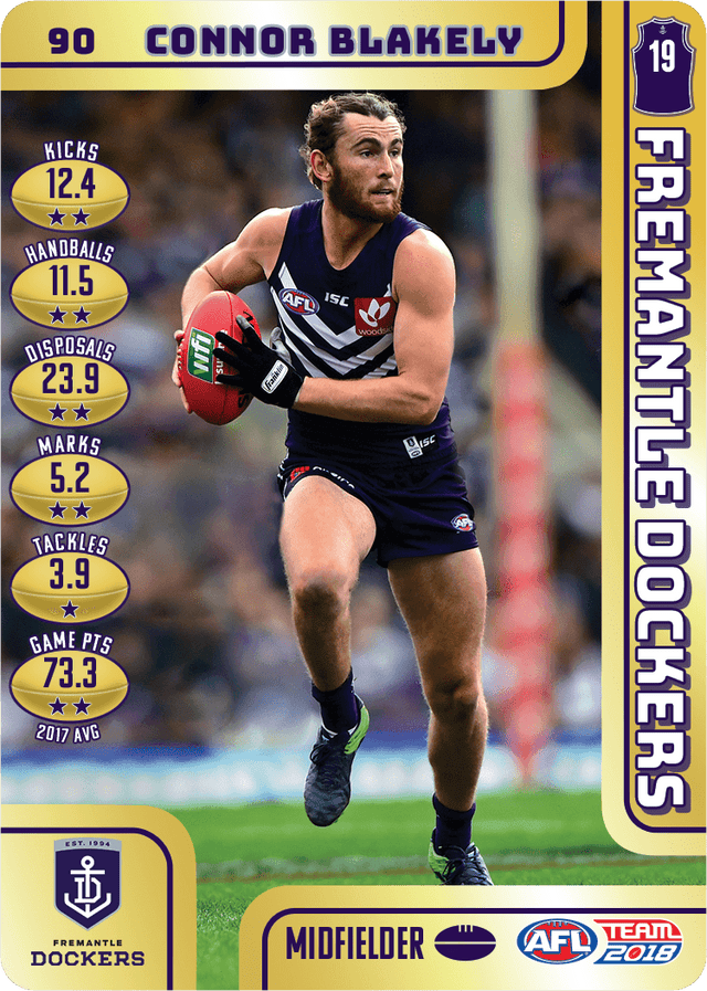 Connor Blakely, Gold, 2018 Teamcoach AFL