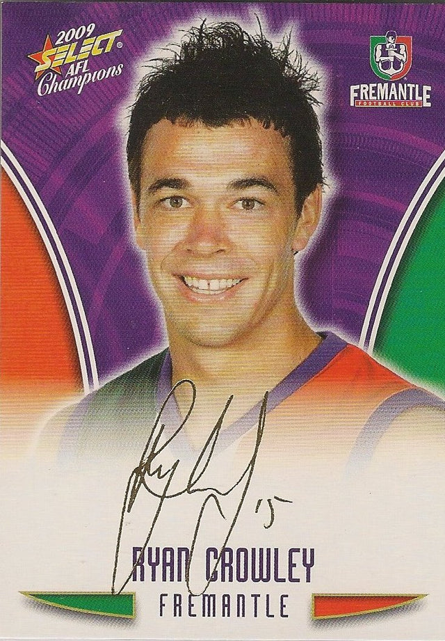 Fremantle Dockers, Gold Foil Signature Team Set, 2009 Select AFL Champions