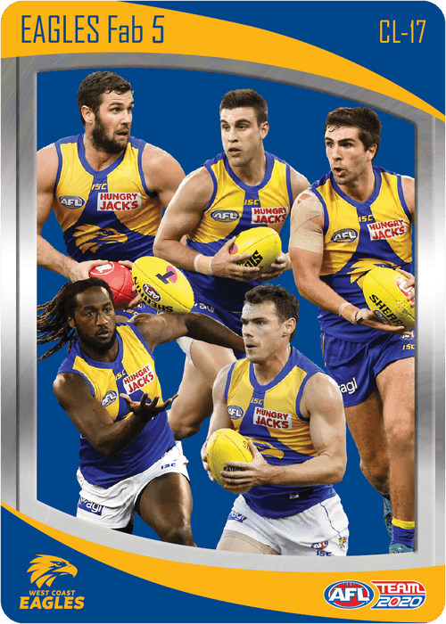 West Coast Eagles, Fab 5 Checklist, 2020 Teamcoach AFL