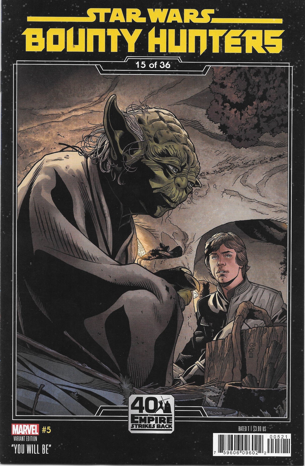 Star Wars Bounty Hunters #5 Comic 40th Anniversary Variant