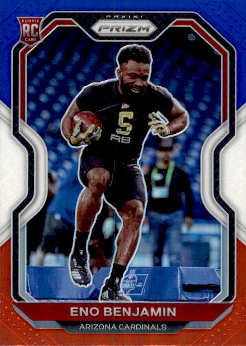 Eno Benjamin, RC, Red White Blue Prizm, 2020 Panini Prizm Football NFL