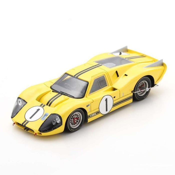 Spark SP4545, Ford GT40 Mk IV, #1, LeMans Test Day 1967, 1:43 Scale Resin Diecast Car