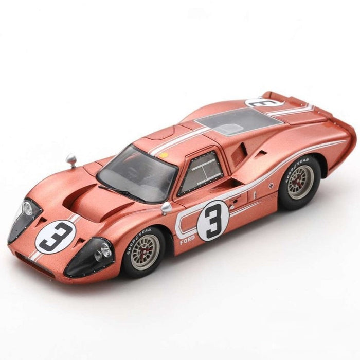 Spark SP4543, Ford GT40 Mk IV, #3, 24 Hour LeMans 1967, 1:43 Scale Resin Diecast Car