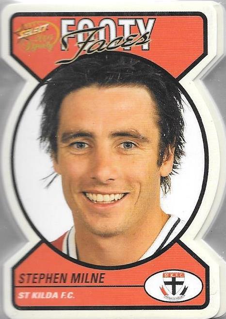 St Kilda Saints, Footy Faces Die-Cut Team Set, 2005 Select AFL Dynasty