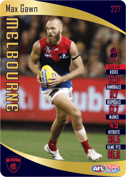 Max Gawn, Gold, 2020 Teamcoach AFL