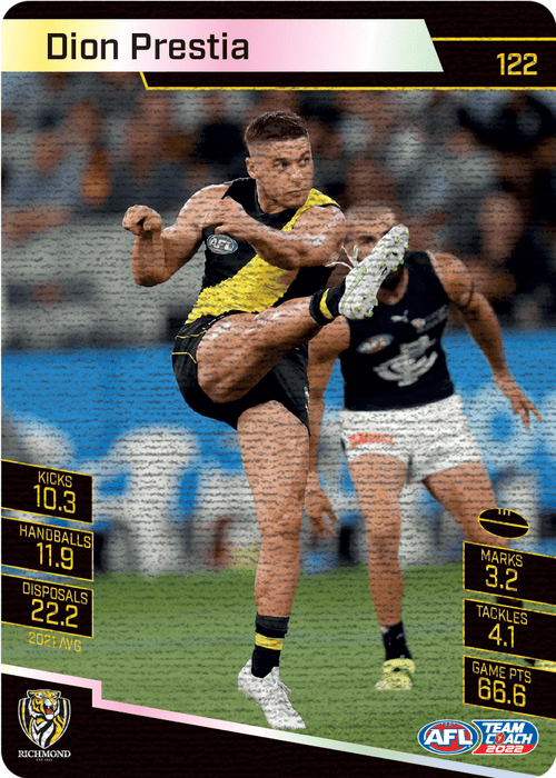 Dion Prestia, Canvas, 2022 Teamcoach AFL