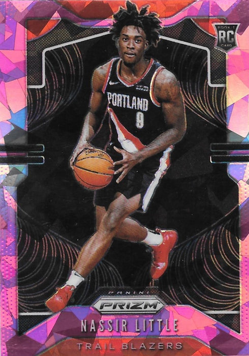 Nassir Little, RC, Pink Cracked Ice Prizm, 2019-20 Prizm Basketball NBA