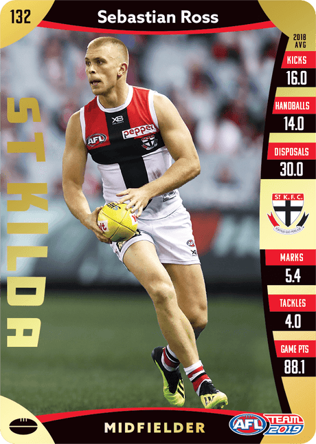 Sebastian Ross, Gold, 2019 Teamcoach AFL