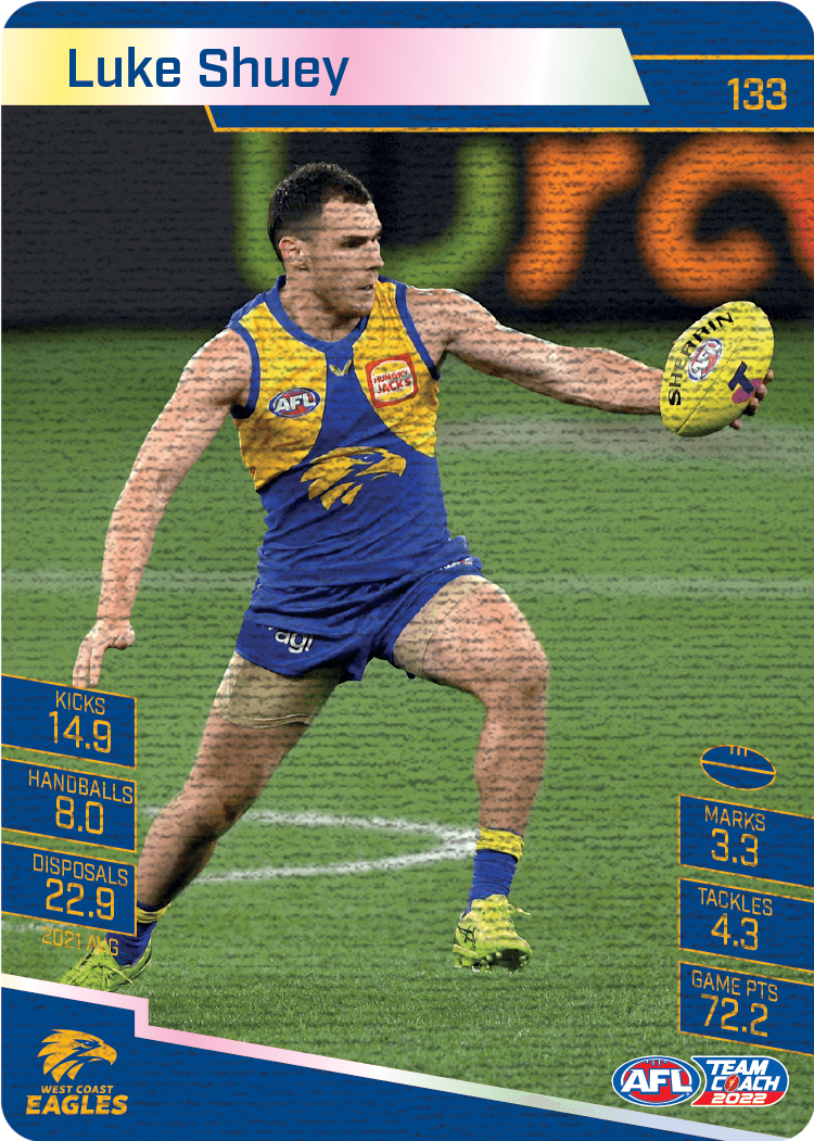 Luke Shuey, Canvas, 2022 Teamcoach AFL