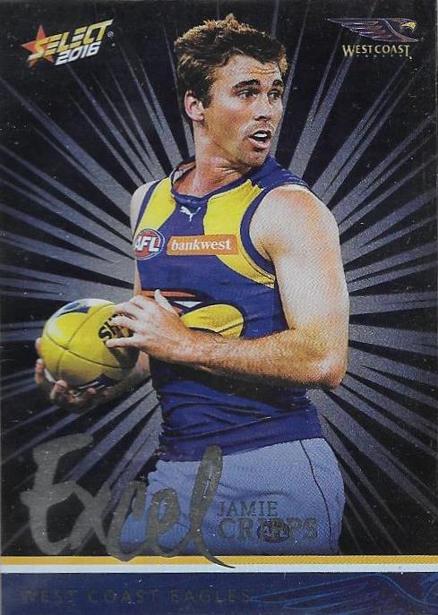 West Coast Eagles, Excel Parallel Team Set, 2016 Select AFL Footy Stars