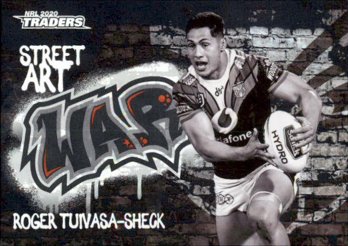 Roger Tuivasa-Sheck, Black Street Art, 2020 TLA Traders NRL