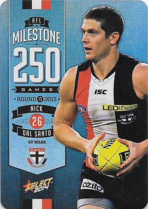 Nick Dal Santo, 250 Game Milestone, 2014 Select AFL Champions