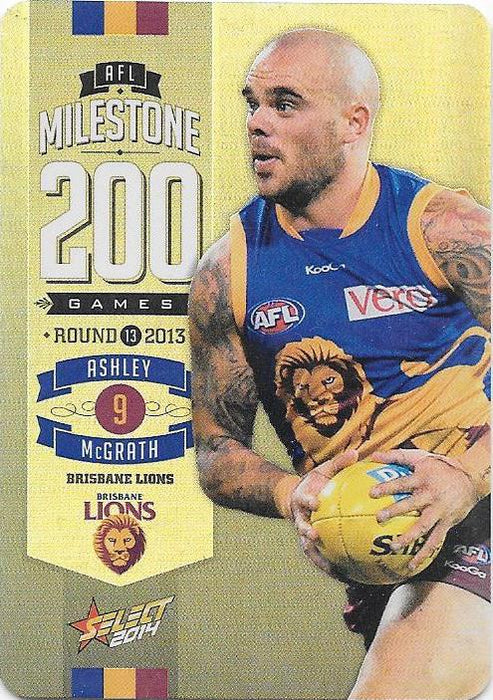 Ashley McGrath, 200 Game Milestone, 2014 Select AFL Champions