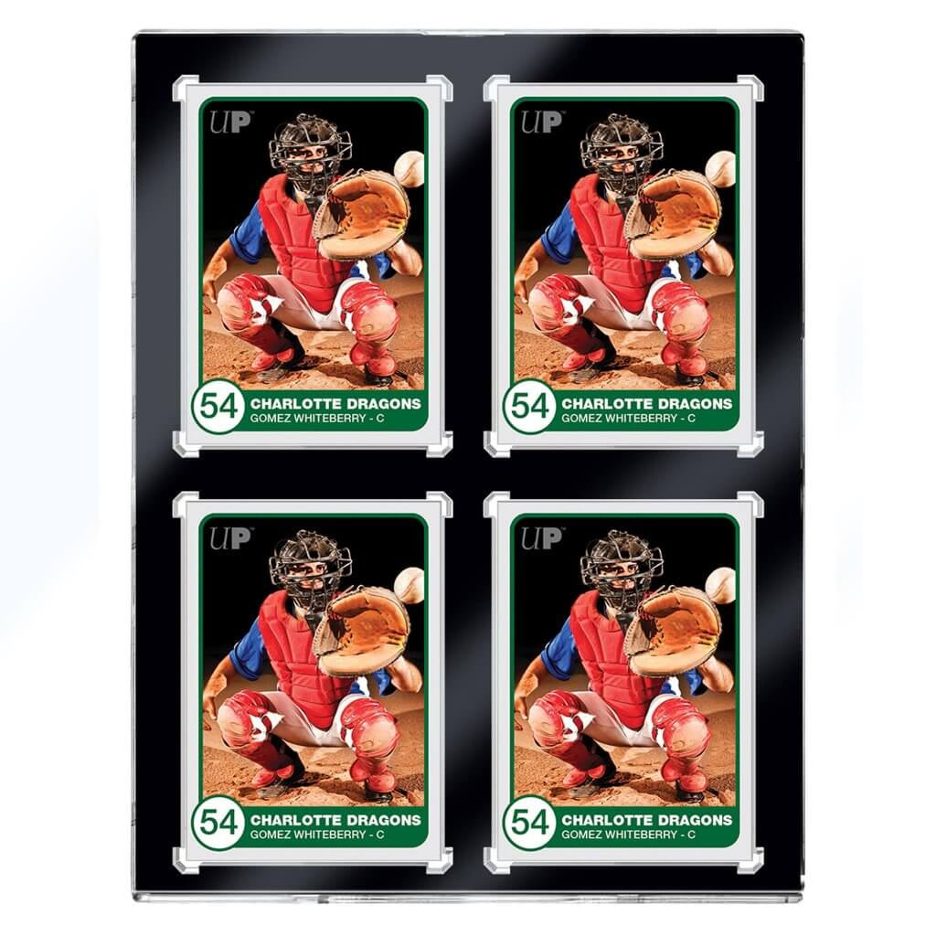 ULTRA PRO ONE TOUCH - 4-card Black Border 35pt Magnetic Closure