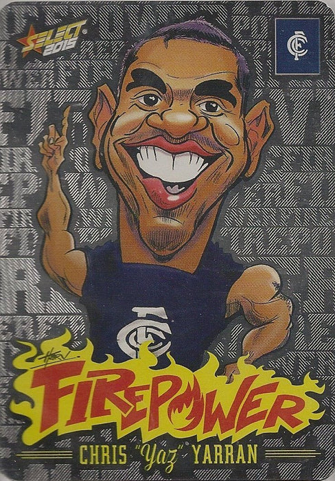 Chris Yarran, Firepower Caricatures, 2015 Select AFL Champions