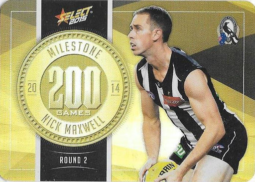 Nick Maxwell, 200 Games Milestone, 2015 Select AFL Champions