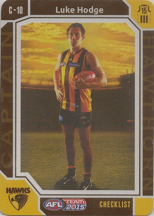 Luke Hodge, Captain Checklist, 2015 Teamcoach AFL