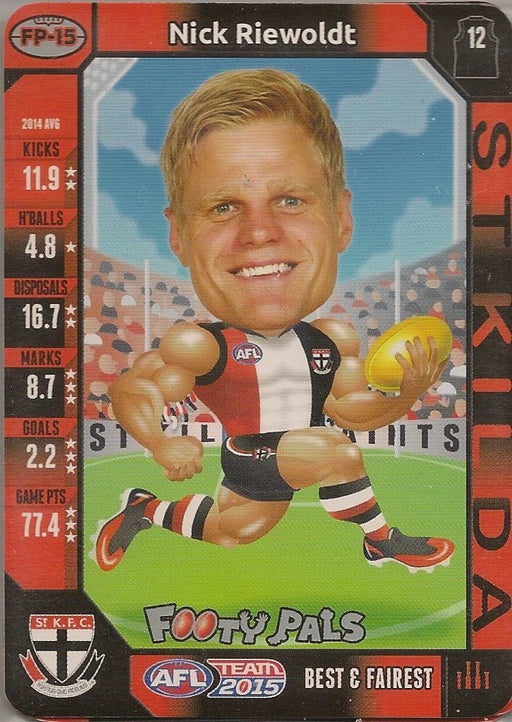 Nick Riewoldt, Footy Pals, 2015 Teamcoach AFL