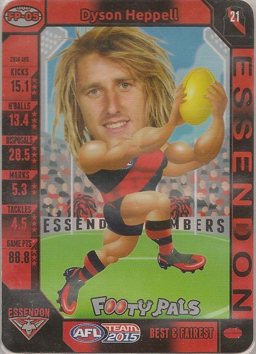 Dyson Heppell, Footy Pals, 2015 Teamcoach AFL