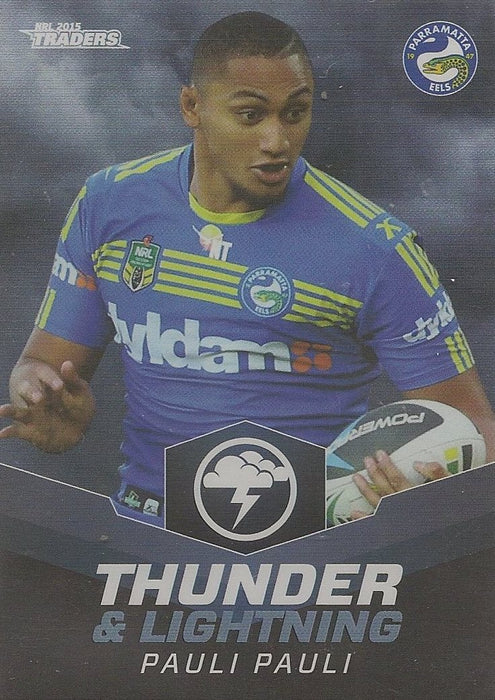 Pauli Pauli, Thunder & Lightning, 2015 ESP Traders NRL