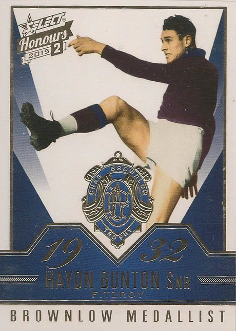 Haydn Bunton Snr, Brownlow Gallery, 2015 Select AFL Honours 2
