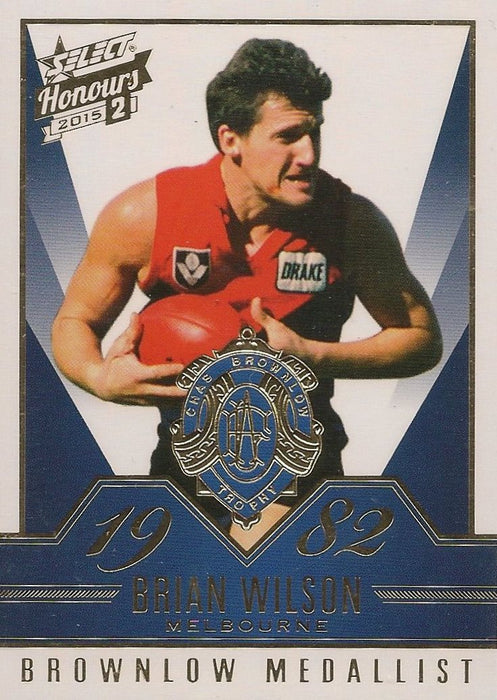 Brian Wilson, Brownlow Gallery, 2015 Select AFL Honours 2