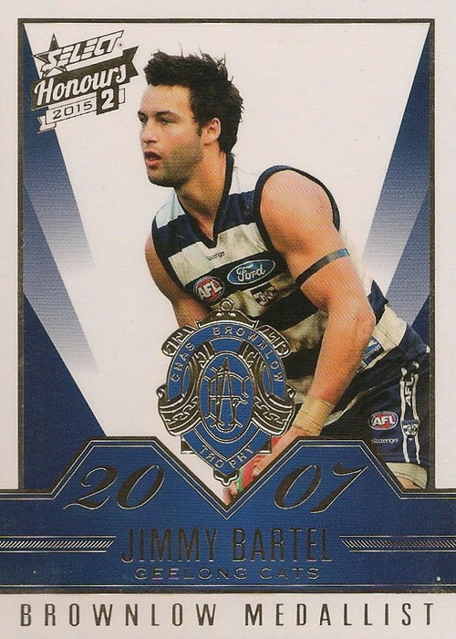 Jimmy Bartel, Brownlow Gallery, 2015 Select AFL Honours 2