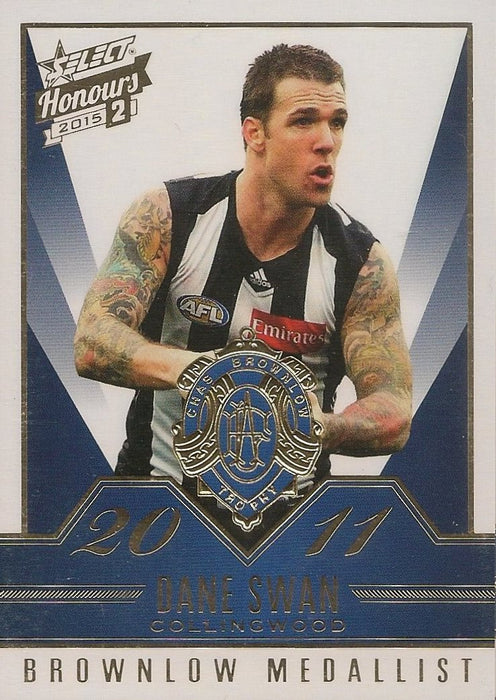 Dane Swan, Brownlow Gallery, 2015 Select AFL Honours 2