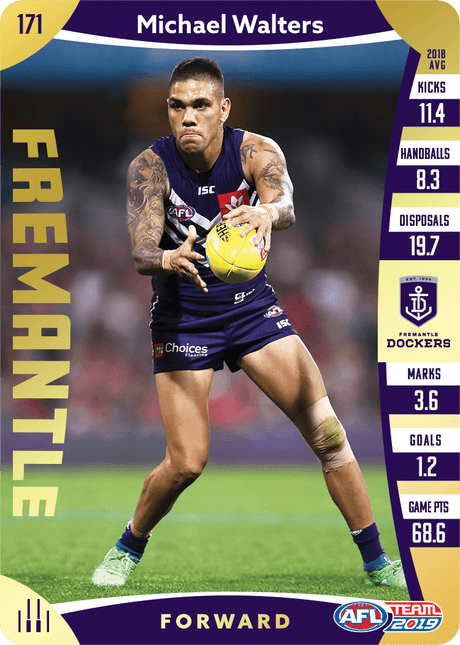 Michael Walters, Gold, 2019 Teamcoach AFL