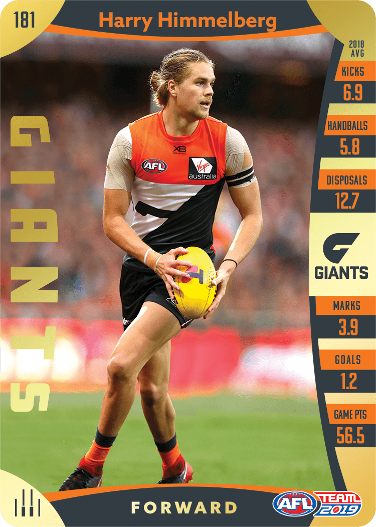 Harry Himmelberg, Gold, 2019 Teamcoach AFL