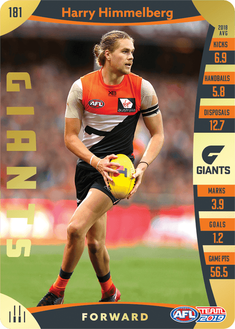 Harry Himmelberg, Gold, 2019 Teamcoach AFL