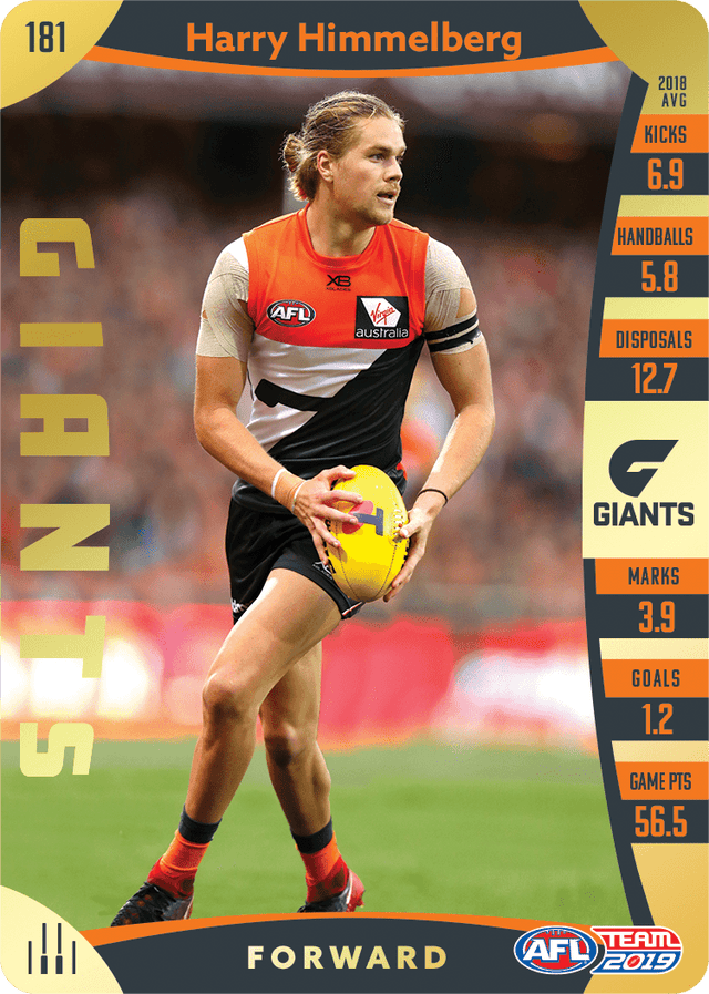 Harry Himmelberg, Gold, 2019 Teamcoach AFL