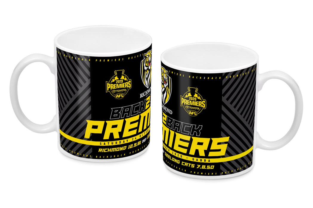 Back to Back, Richmond Tigers 2020 AFL Premiers Coffee Mug