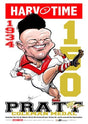 Bob Pratt, 1934 Coleman Medallist, Harv Time Poster