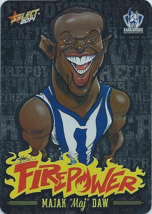 Majak Daw, Firepower Caricatures, 2014 Select AFL Champions