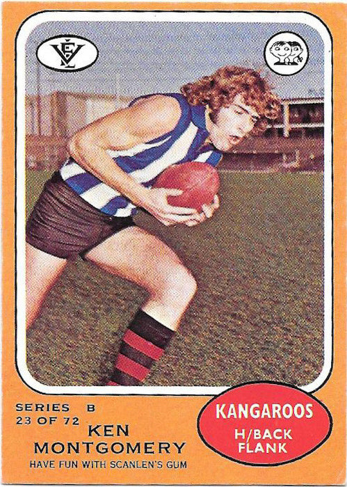 1973 Scanlens VFL Series B, Ken Montgomery