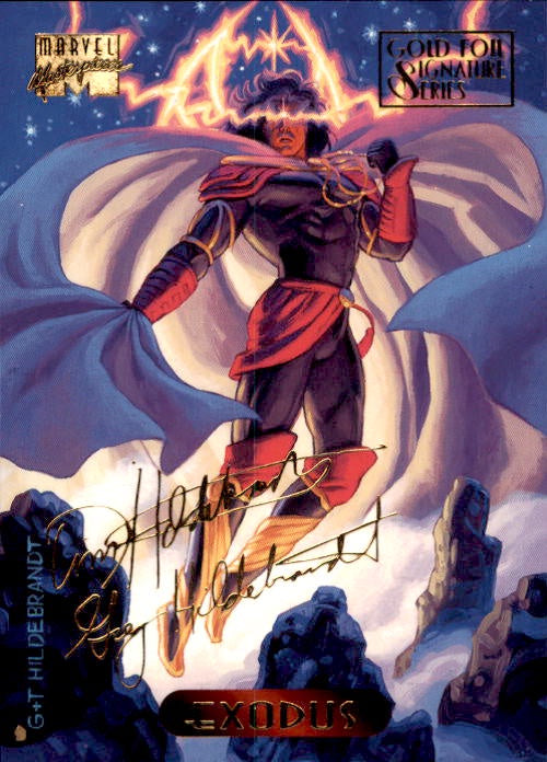Exodus, #36, Gold Foil Signature Series, 1994 Marvel Masterpieces
