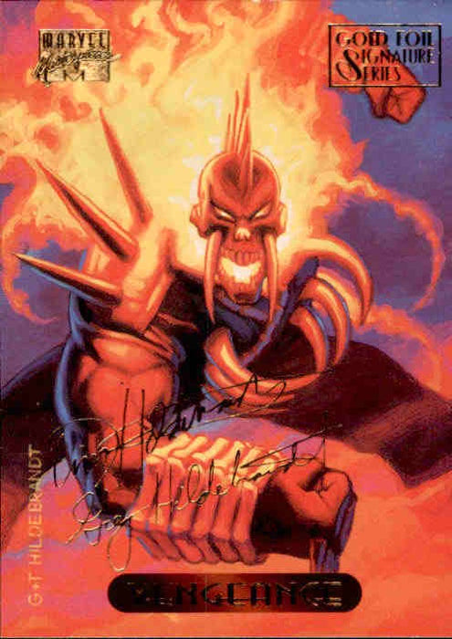 Vengeance, #130, Gold Foil Signature Series, 1994 Marvel Masterpieces