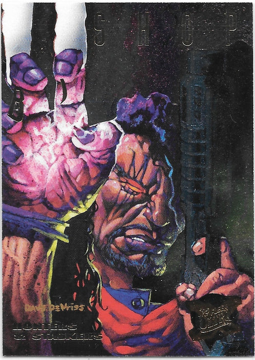 Bishop, Hunters Stalkers, 1994 Fleer Ultra Marvel X-Men