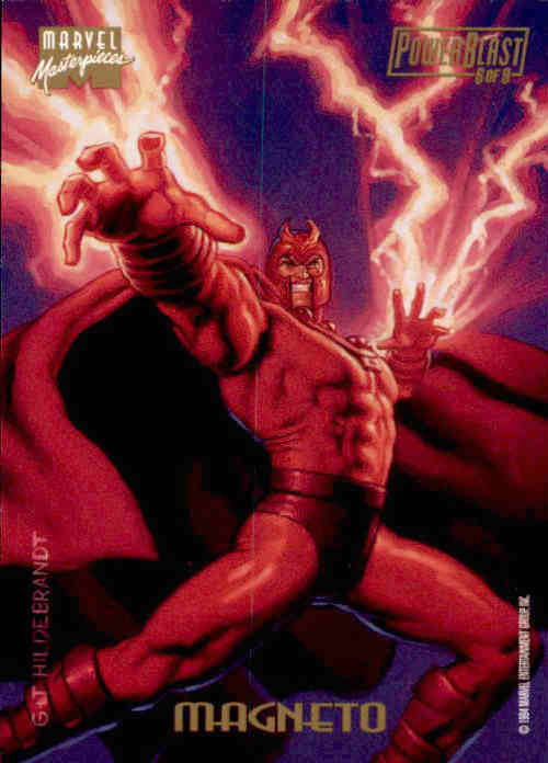 Magneto, Power Blast, 1994 Marvel Masterpieces