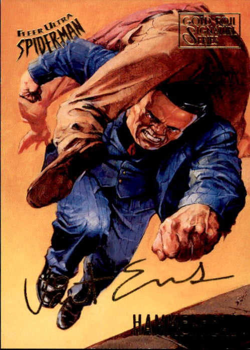 Hammerhead, #25, Gold Foil Signature Parallel, 1995 Fleer Ultra Spider-Man