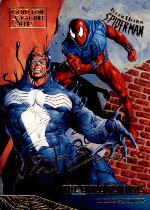 The Exile Returns, #94, Gold Foil Signature Parallel, 1995 Fleer Ultra Spider-Man