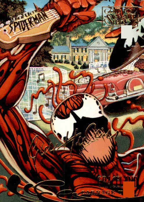 Graceland, #138, Gold Foil Signature Parallel, 1995 Fleer Ultra Spider-Man