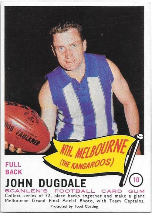 John Dugdale, 1966 Scanlens VFL