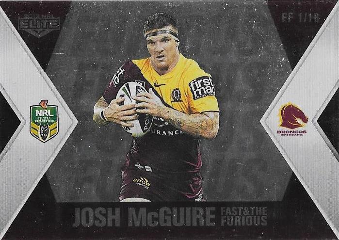 Silver Fast & Furious, 2013 ESP Elite NRL - FF1 to FF16 - Pick Your Card