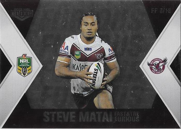 Silver Fast & Furious, 2013 ESP Elite NRL - FF1 to FF16 - Pick Your Card