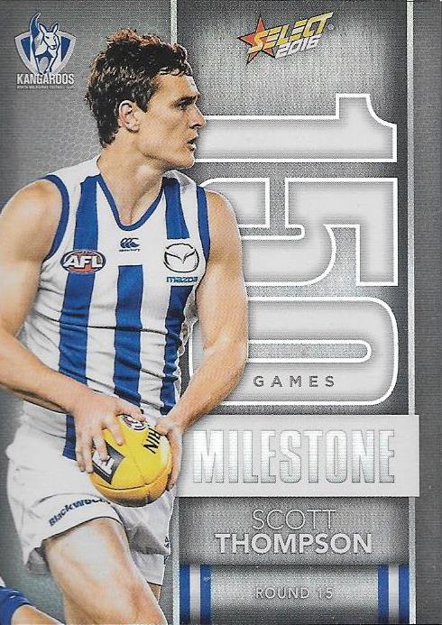 Scott Thompson, 150 Games Milestone, 2016 Select AFL Footy Stars