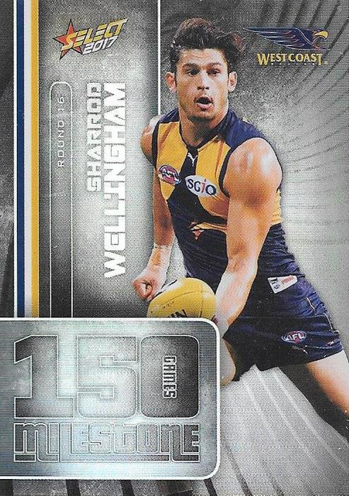 Sharrod Wellingham, 150 Games Milestone, 2017 Select AFL Footy Stars