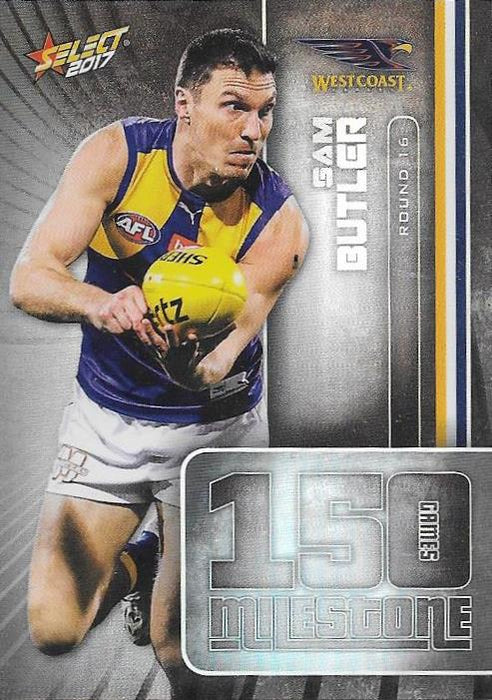 Sam Butler, 150 Games Milestone, 2017 Select AFL Footy Stars