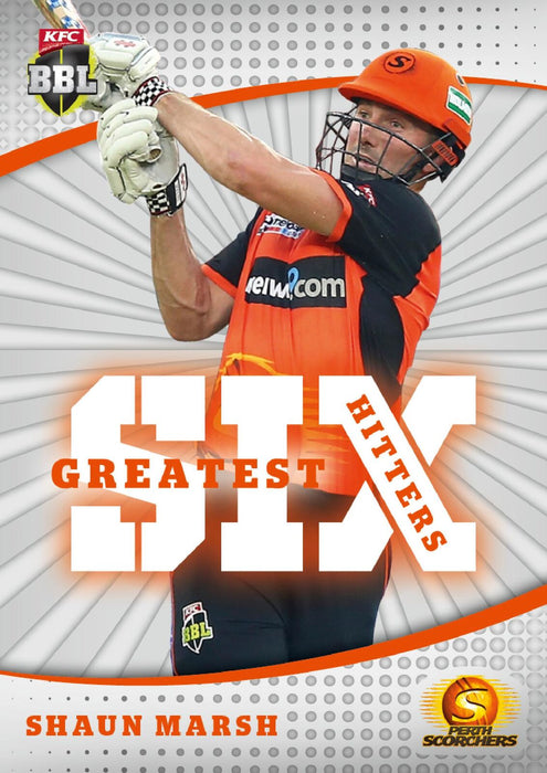 Greatest Six Hitters, 2018-19 Tap'n'play CA BBL 08 Cricket - 1 to 8 - Pick Your Card